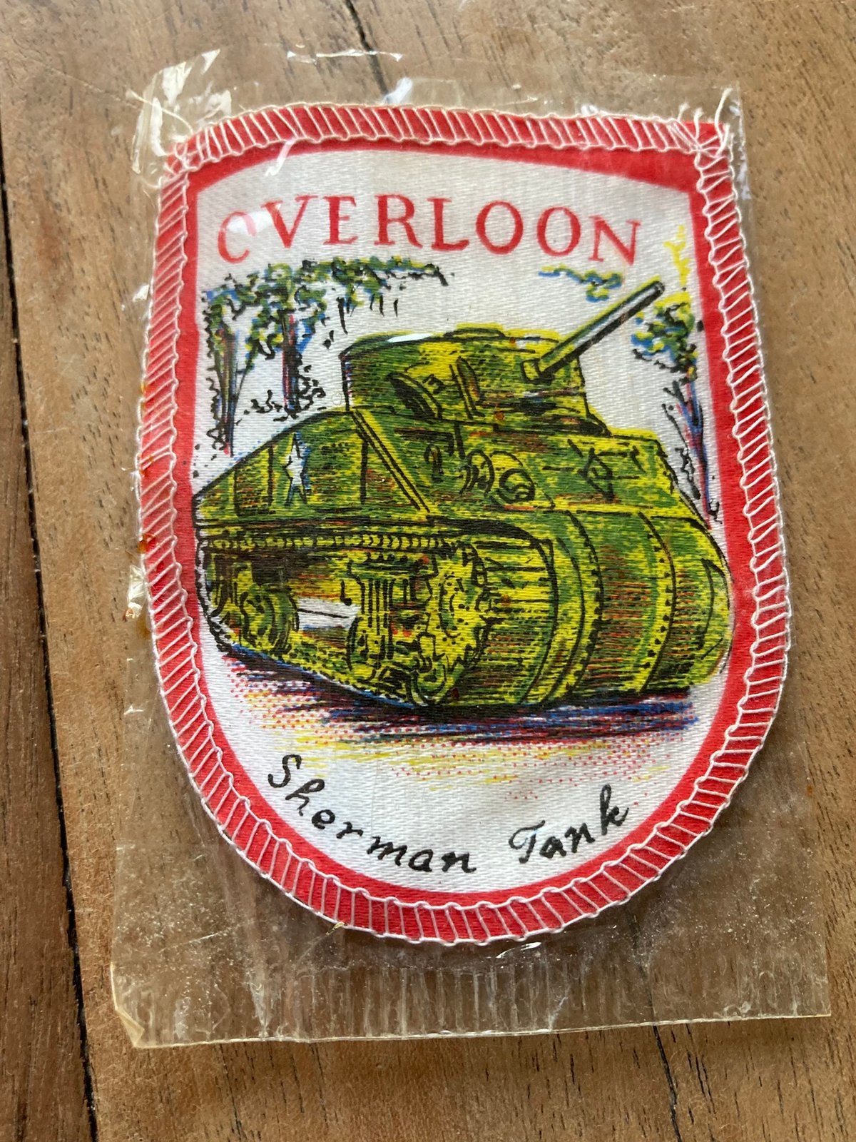 Vintage patch oorlogs Museum Overloon, Ophalen of Verzenden, Landmacht, Amerika, Embleem of Badge