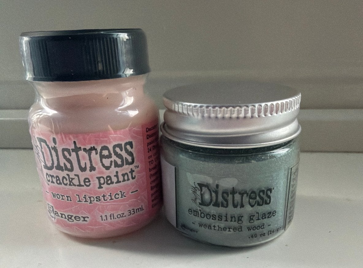 Ranger Distress Crackle Paint & Embossing Glaze, Hobby en Vrije tijd, Overige thema's, Nieuw, Meerkleurig, Ophalen of Verzenden