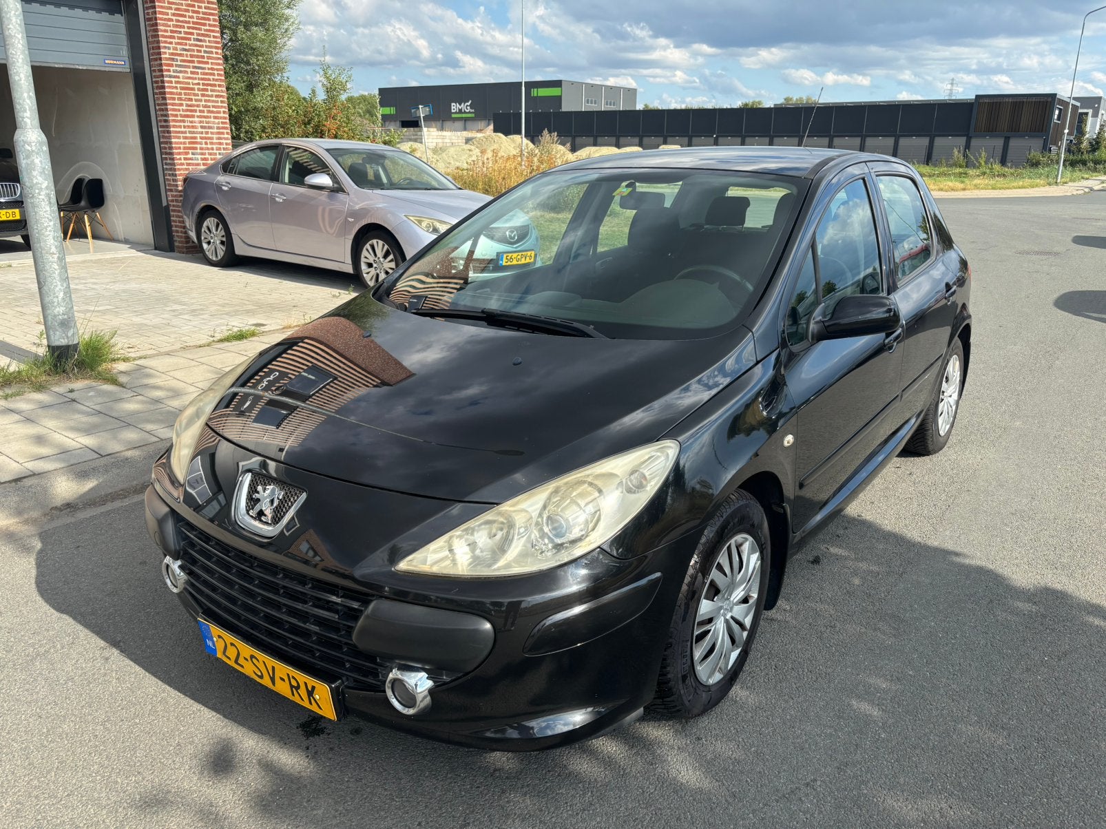 Peugeot 307 1.6 AIRCO 5DR 2006 Zwart, Auto's, Peugeot, Voorwielaandrijving, 4 cilinders, 635 kg, Zwart
