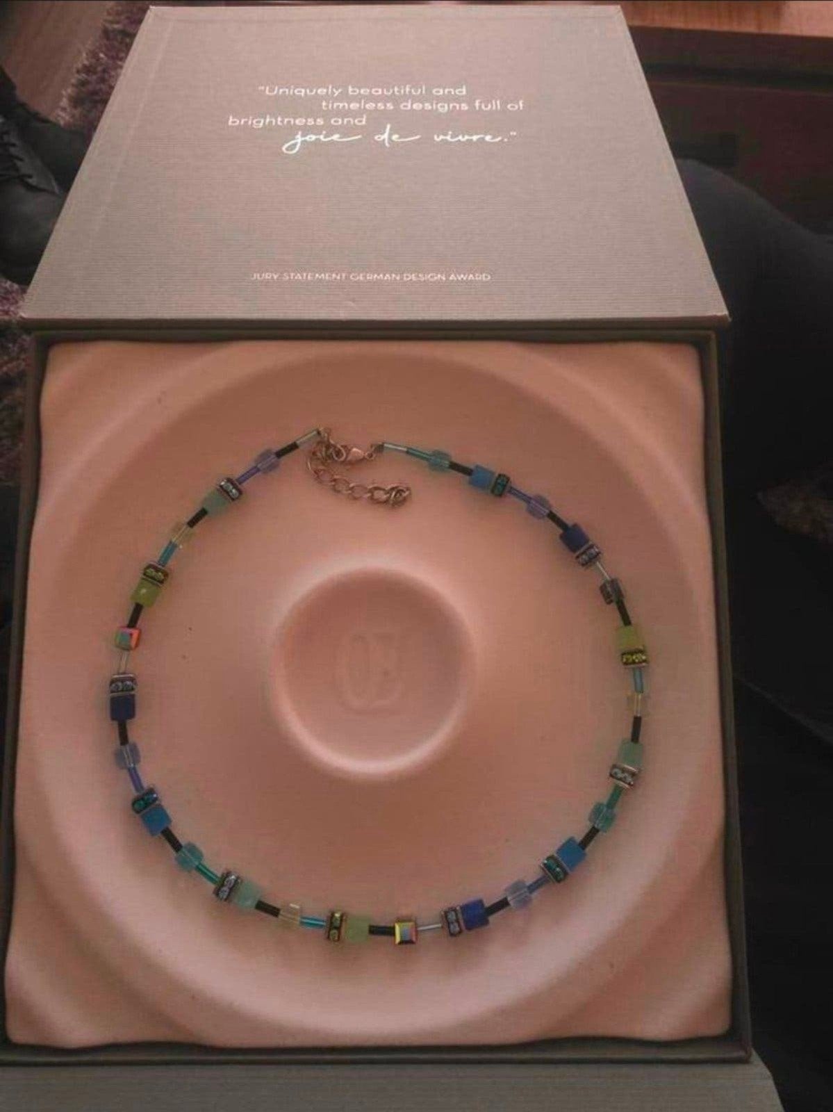 Kleurrijke kralenketting in geschenkdoos, Overige materialen, Verstelbaar, Overige kleuren, Nieuw