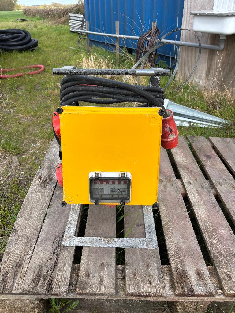 Nette zwerfkast 32A, Doe-het-zelf en Verbouw, Elektra en Kabels, Ophalen, Gebruikt, Kabel of Snoer