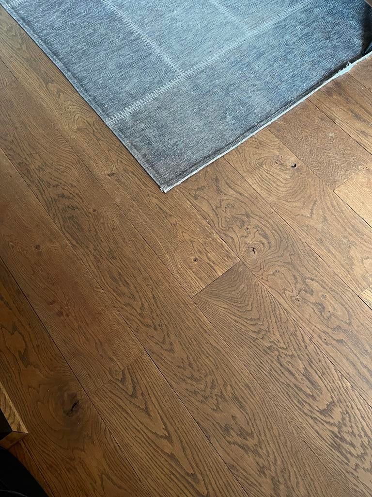 Eiken houten vloer planken - 32 m2 - Olie behandeld, Ophalen, Gebruikt, Bruin, Overige typen
