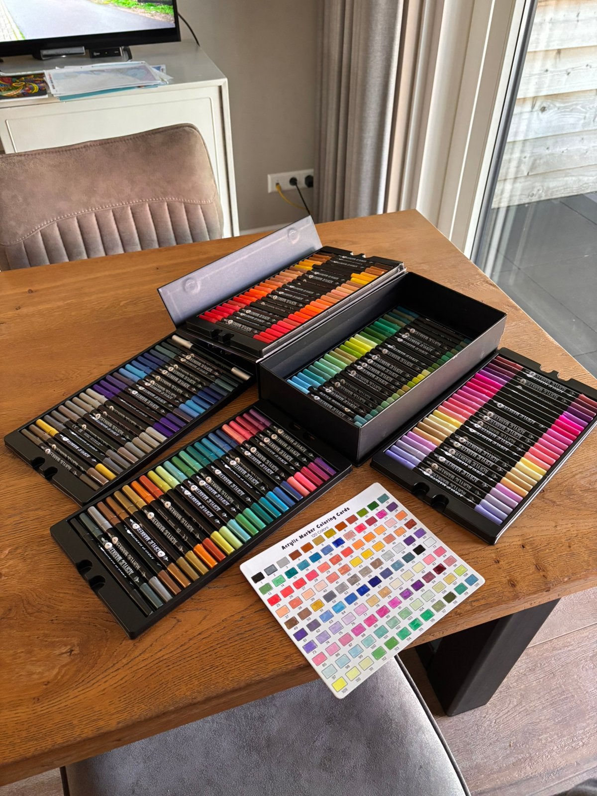 Acrylic Markers, Ophalen of Verzenden, Zo goed als nieuw, Overige typen