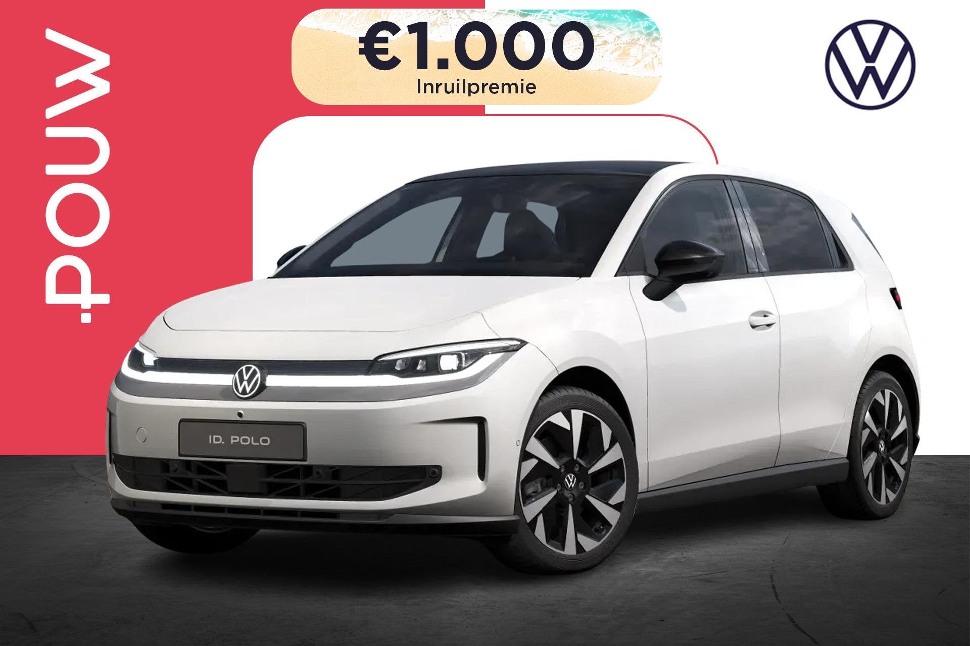 Volkswagen ID. Polo 211pk Style First Edition 52 kWh | Panor, Auto's, Volkswagen, 12 maanden, Stof, Zwart, 442 km