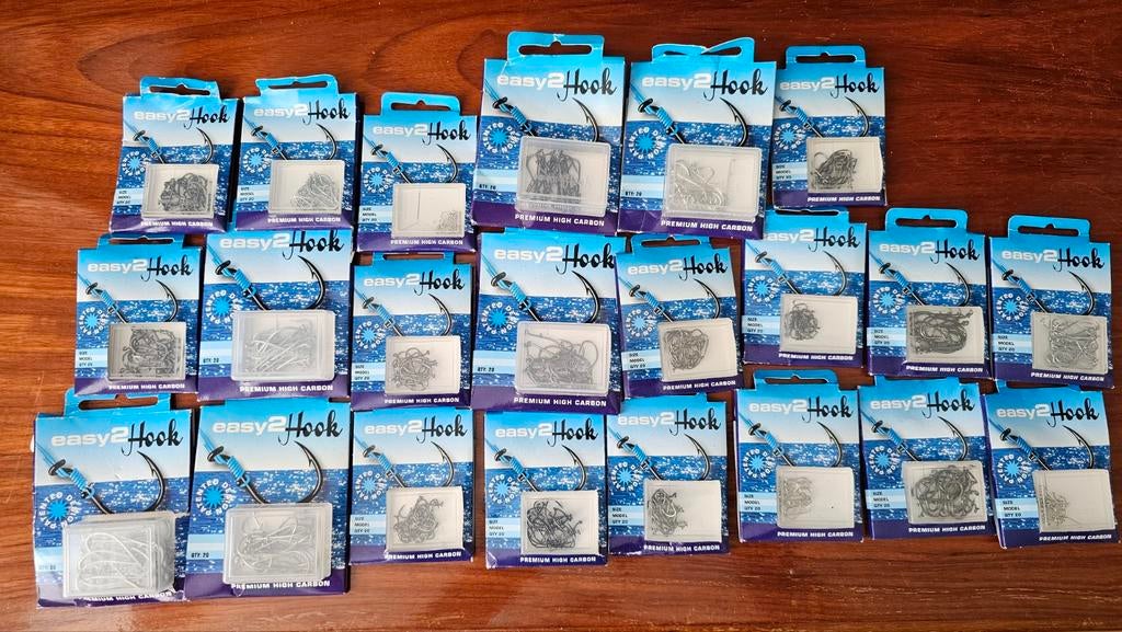 Vishaakjes Easy2hook 22 pakjes, Watersport en Boten, Hengelsport | Algemeen, Ophalen of Verzenden, Nieuw, Haak