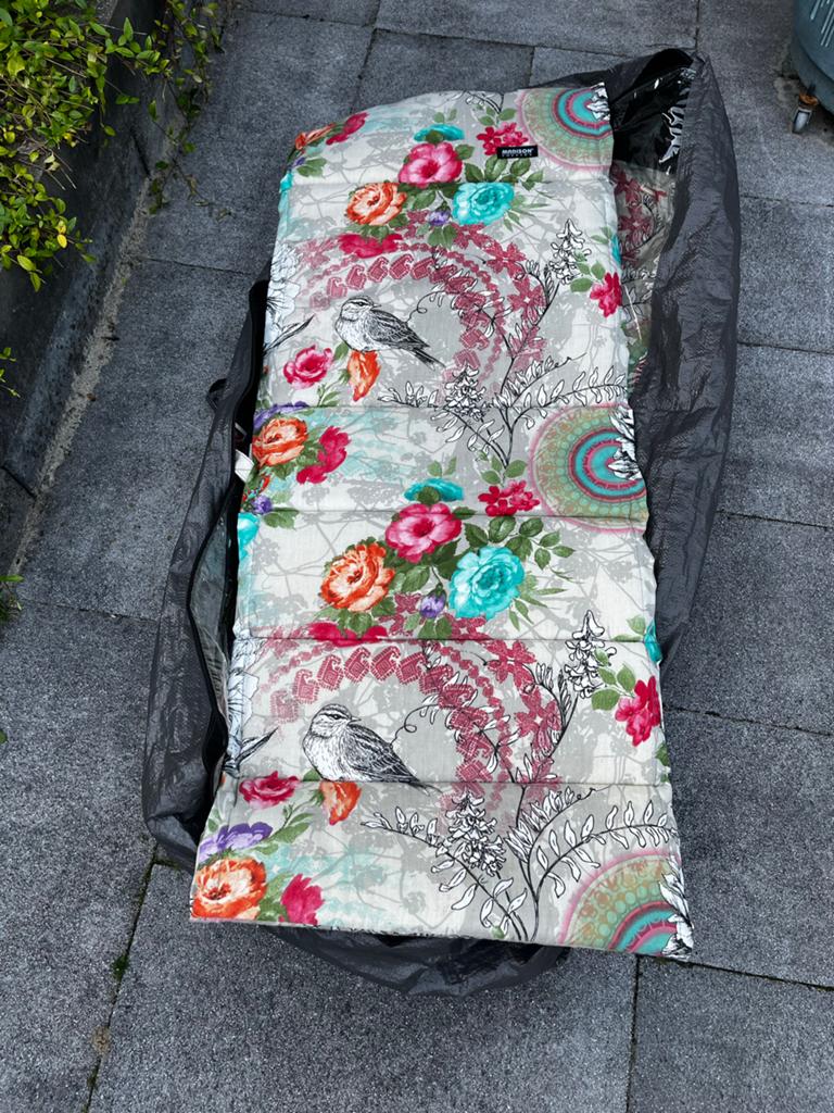 4x Madison Topline Tuinkussens met Bloemenprint, Ophalen, Zo goed als nieuw