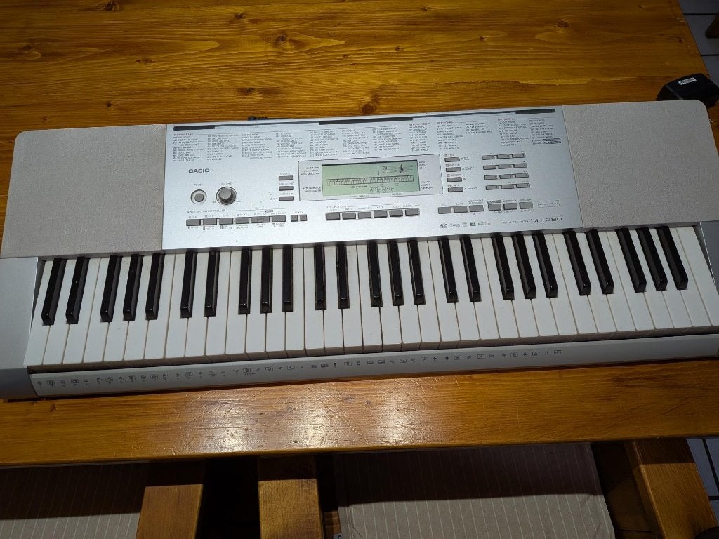 Casio keyboard LK 280, Ophalen, Casio, Aanslaggevoelig, 61 toetsen