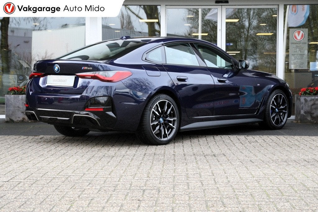 BMW i4 M50 High Executive | 1e eigenaar | 97% SoH Accu, I4, 0 cilinders, Gebruikt, Beige