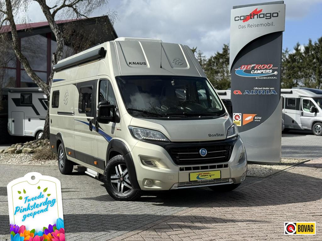 Knaus Boxstar Freeway 630 buscamper lengtebedden NIEUWSTAAT, Standaard zit, Ringverwarming, Fiat, 6 tot 7 meter
