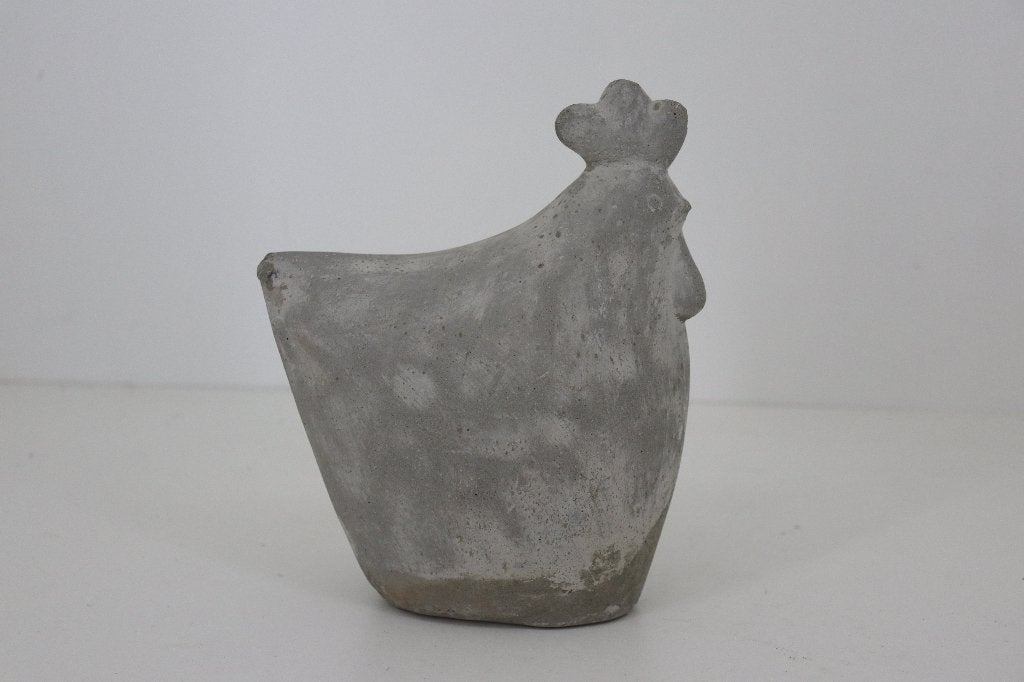 Betonnen kip / decoratief kippenbeeld – €12,50, Ophalen of Verzenden, Gebruikt, Dier