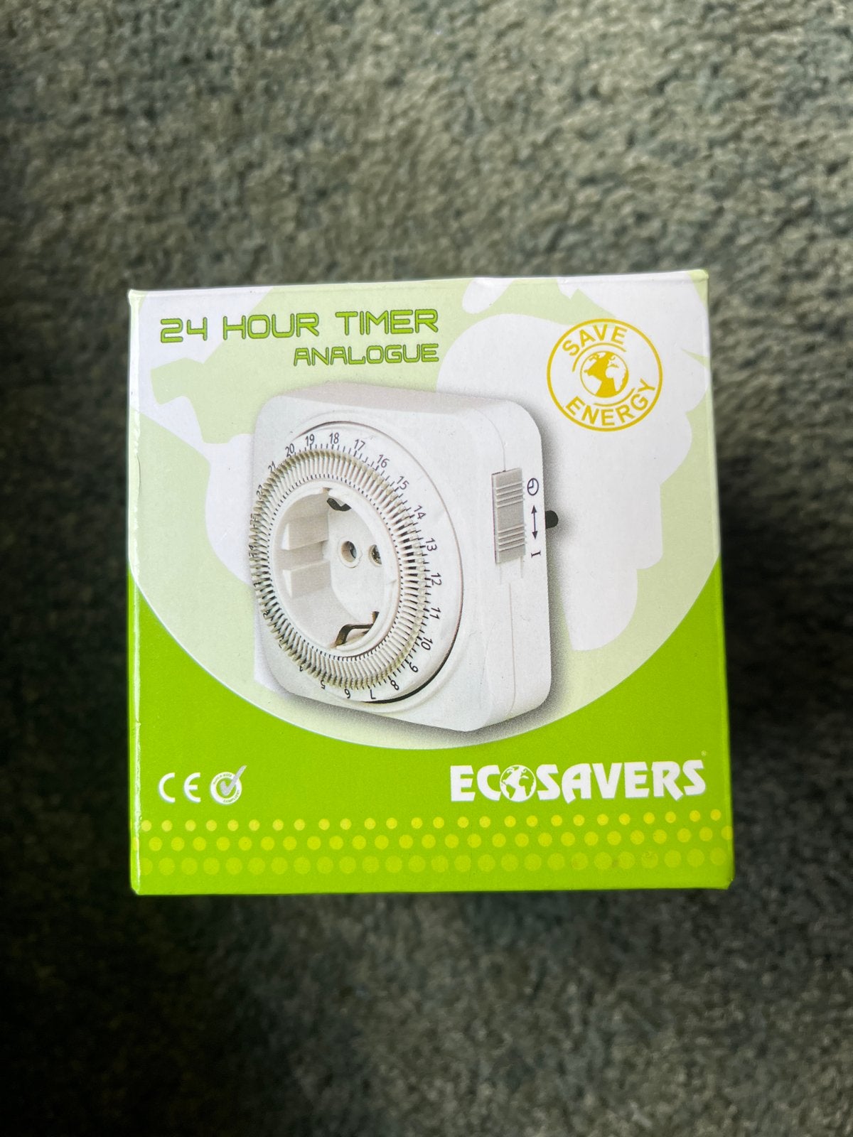 ECOSAVERS 24 Uur Analoge Timer - Energiebesparend, Ophalen of Verzenden, Nieuw