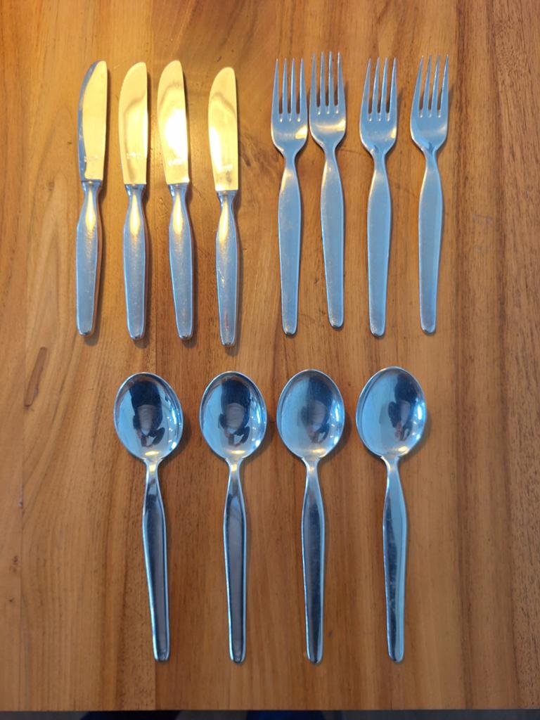 Bestekset 12 delig, Ophalen, Gebruikt, Zilver