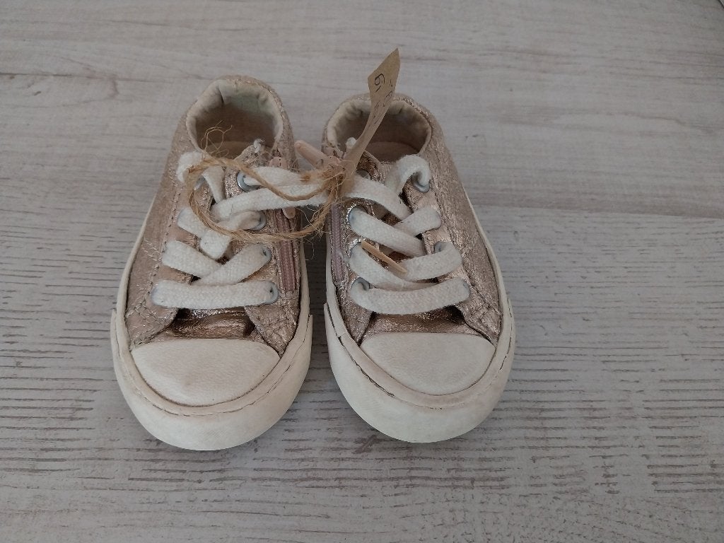 Zara baby goudkleurige schoentjes maat 19, Gebruikt, Meisje, Schoenen, Ophalen of Verzenden