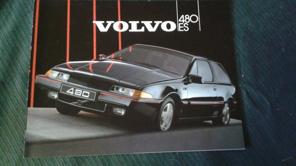 introductie folder Volvo 480 ES '86, Boeken, Ophalen of Verzenden, Zo goed als nieuw, Volvo