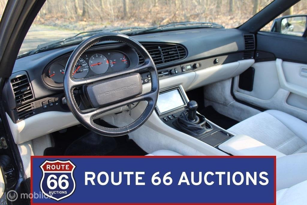 Porsche 944 S2 | 1990 | Route 66 Auctions, Auto's, Overige carrosserieën, Zwart, Bedrijf, Porsche