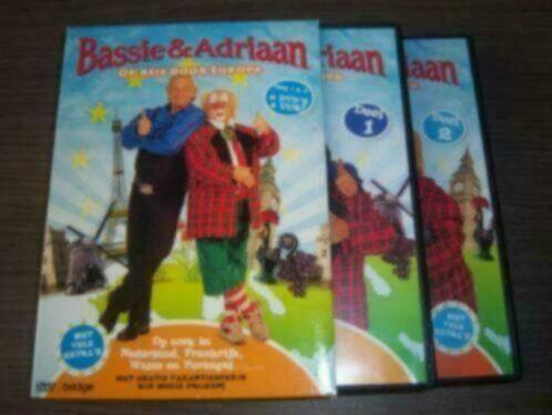 Bassie en Adriaan 2-dvd Box 1 Op Reis door Europa nieuwstaat, Cd's en Dvd's, Avontuur, Verzenden, Alle leeftijden, Boxset