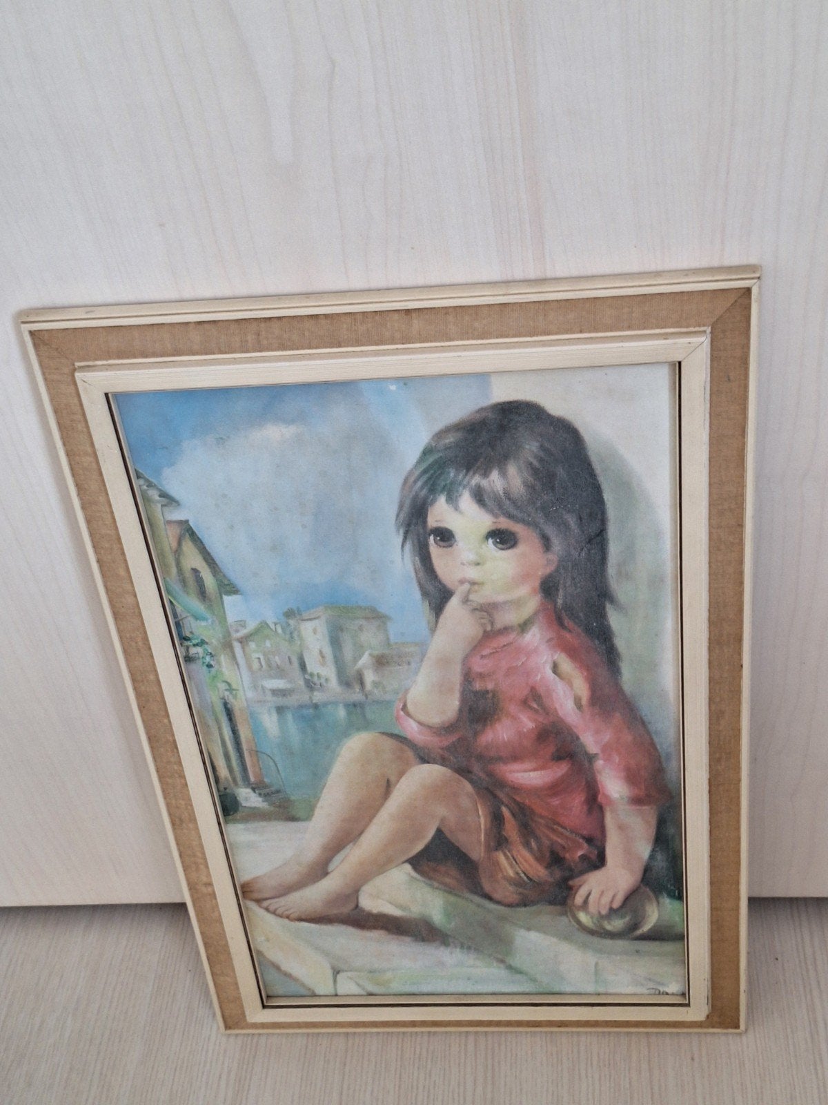 Vintage schilderij, Ophalen