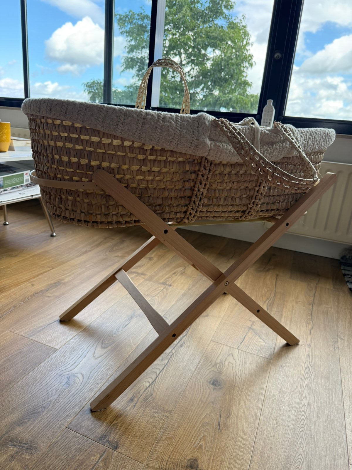 Moses basket, Ophalen, Ledikant