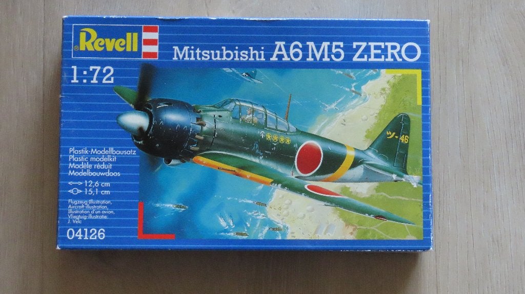 Mitsubishi A6M5 Zero Revell 1/72, 1:72 tot 1:144, Revell, Nieuw, Ophalen of Verzenden