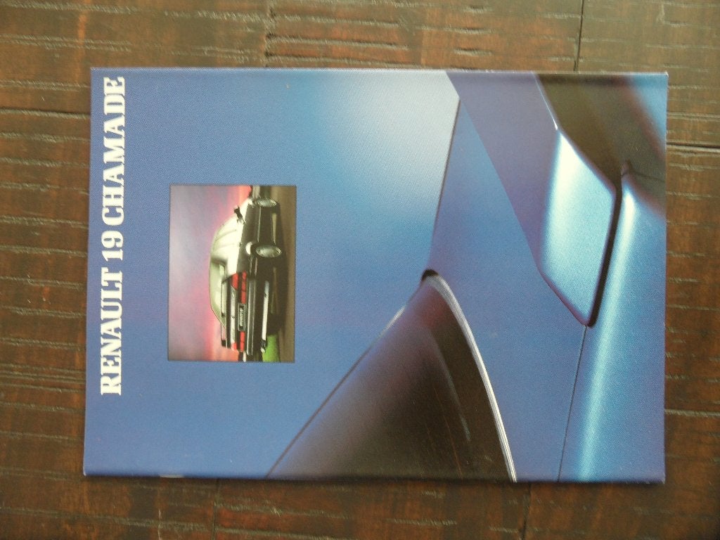 Autofolder : Renault 19 Charmade, Ophalen of Verzenden, Nieuw, Renault