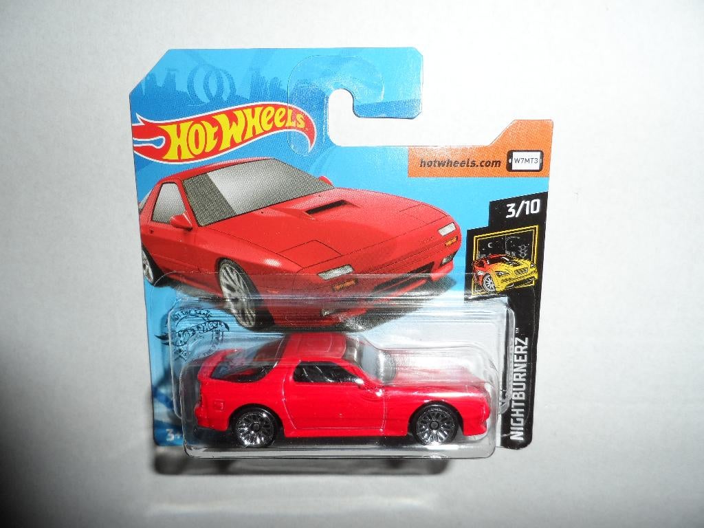Hot Wheels - '89 Mazda Savanna RX-7 FC35 (rood) 1:64, Ophalen of Verzenden, Nieuw, Auto