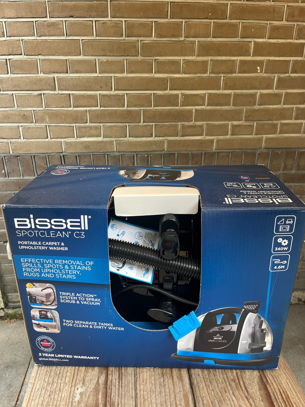 Bissell SpotClean C3 Draagbare Tapijt- & Bekledingsreiniger, Witgoed en Apparatuur, Overige merken, Nieuw, Ophalen of Verzenden