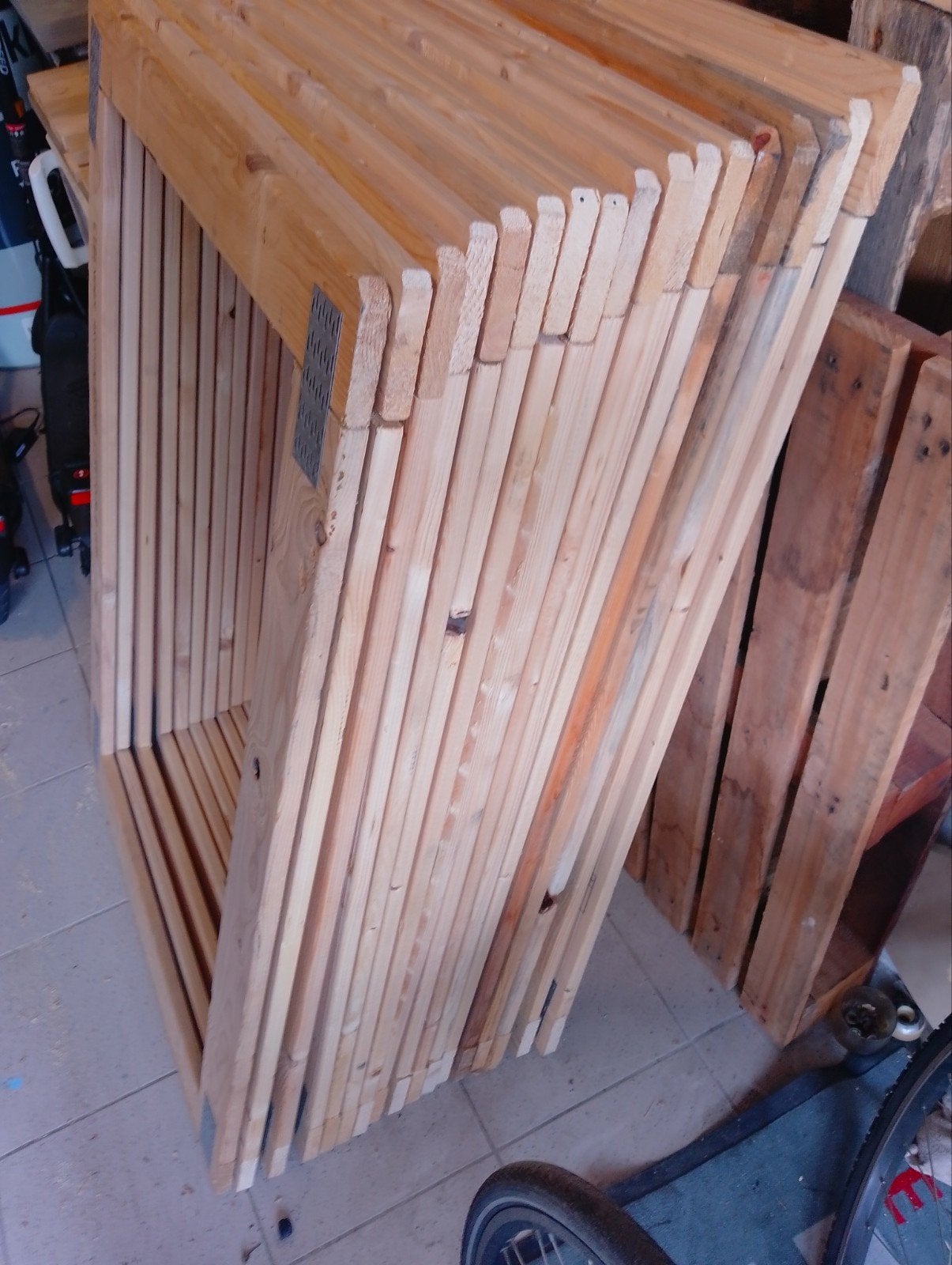 Gratis hout, Ophalen, Gebruikt, 25 tot 50 mm, Pallet