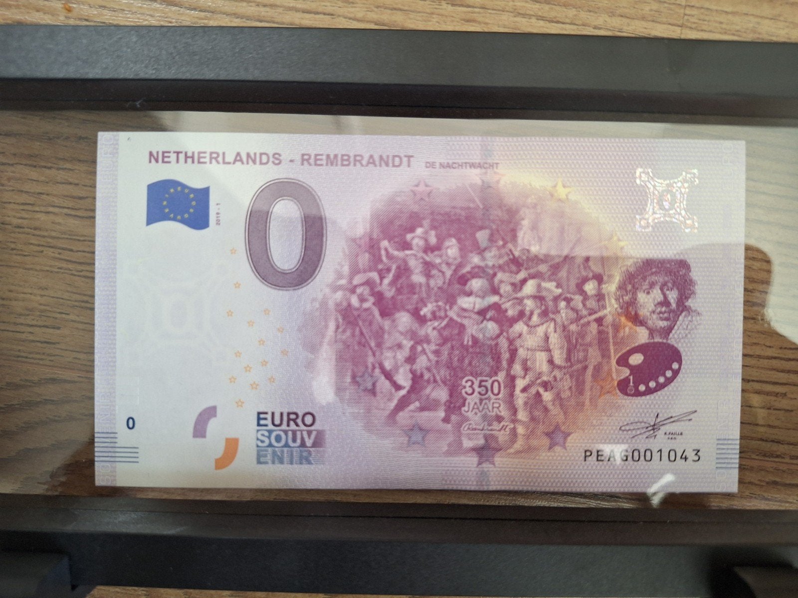 0 Euro biljet Nederland - Rembrandt De Nachtwacht, Postzegels en Munten, Bankbiljetten | Europa | Eurobiljetten, Ophalen of Verzenden