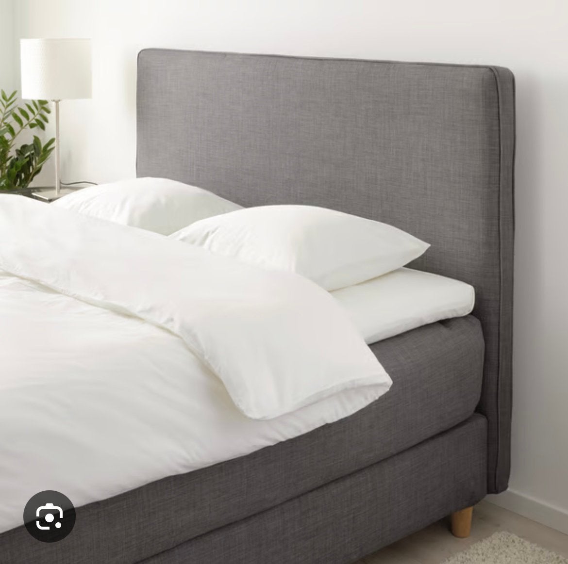Ikea boxspring bed 140cm, Ophalen, Zo goed als nieuw, Tweepersoons, 140 cm