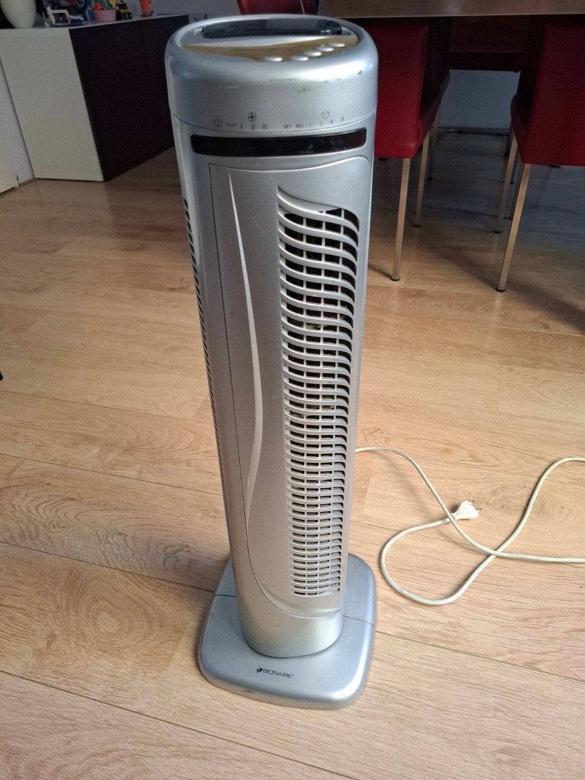 Bionaire Torenventilator BT05RC met afstandsbediening, Ophalen of Verzenden, Ventilator met afstandsbediening, Gebruikt, Torenventilator