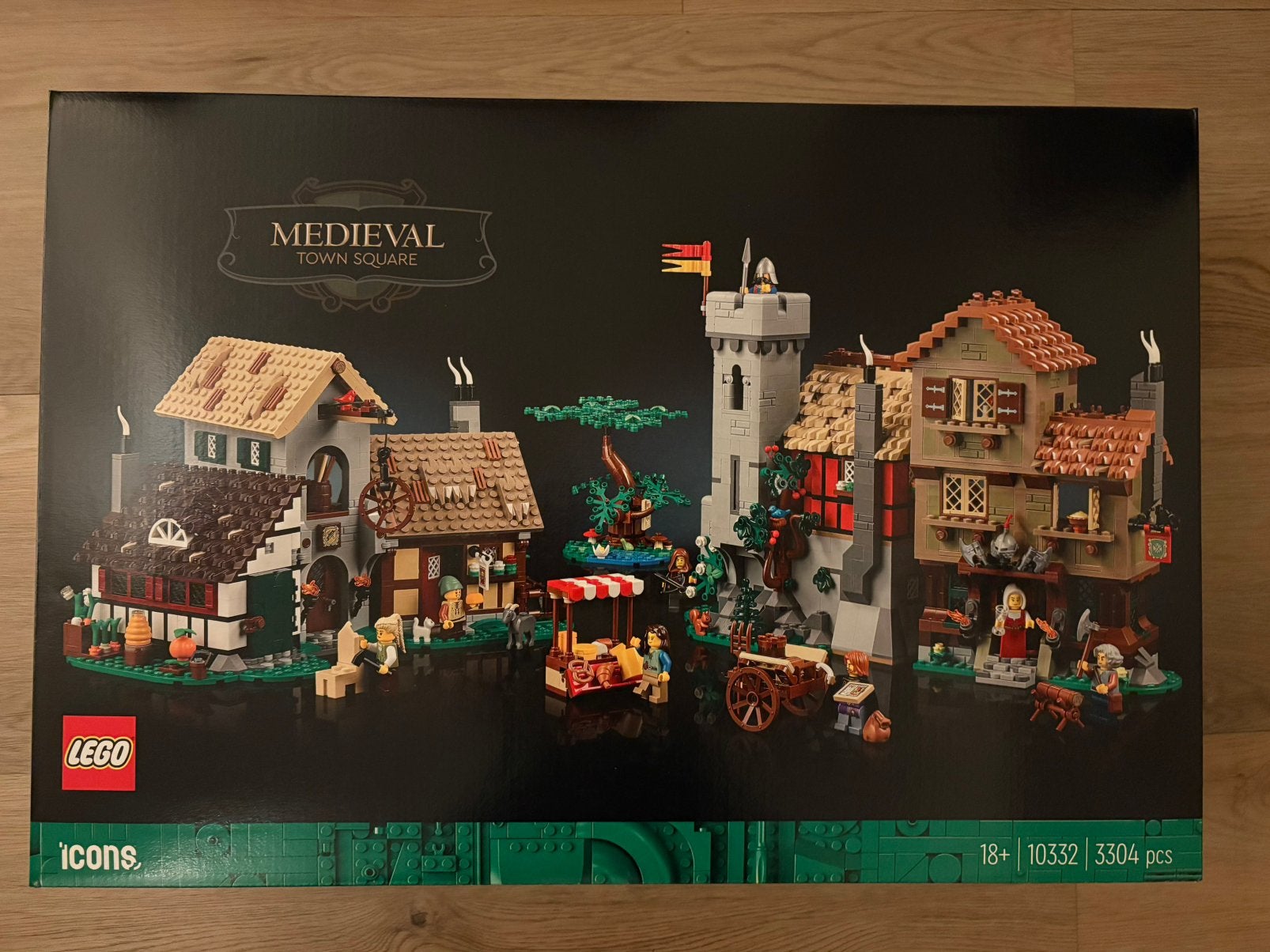 Lego Icons - Middeleeuws stadsplein - Nieuw - 10332, Ophalen, Lego, Nieuw, Complete set