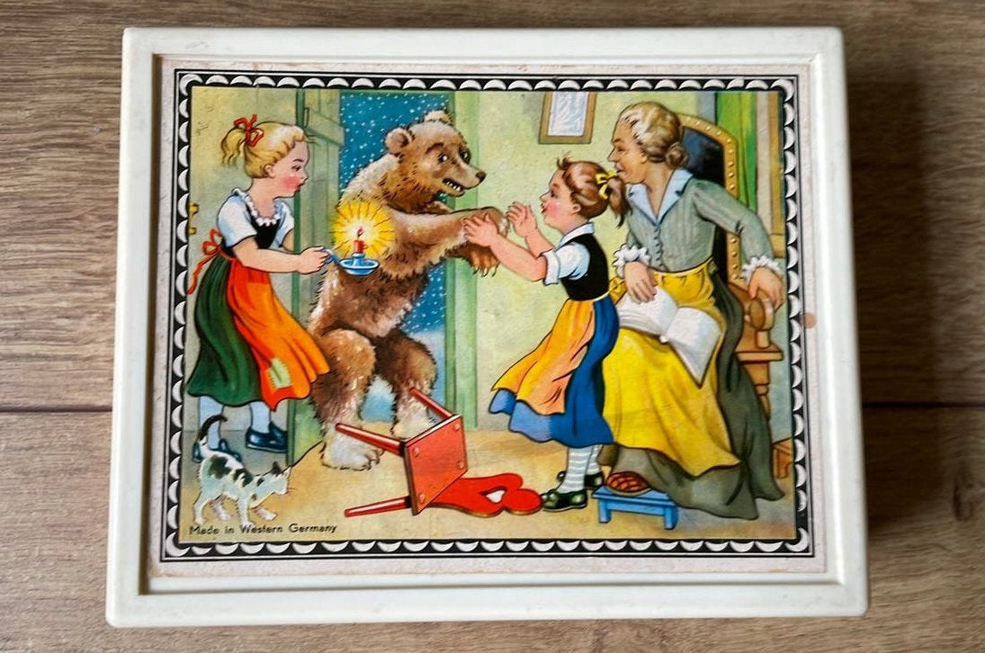 Blokpuzzel West Germany vintage sprookjes, Ophalen of Verzenden