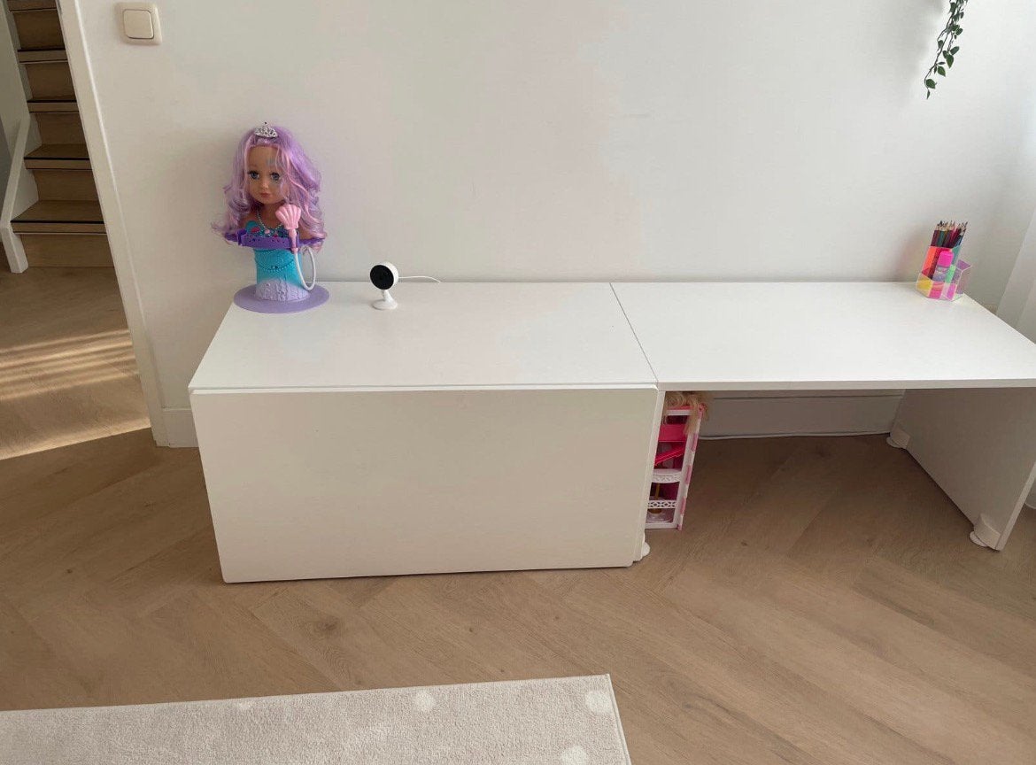 Ikea tafel + kist, Ophalen, Gebruikt, Overige typen