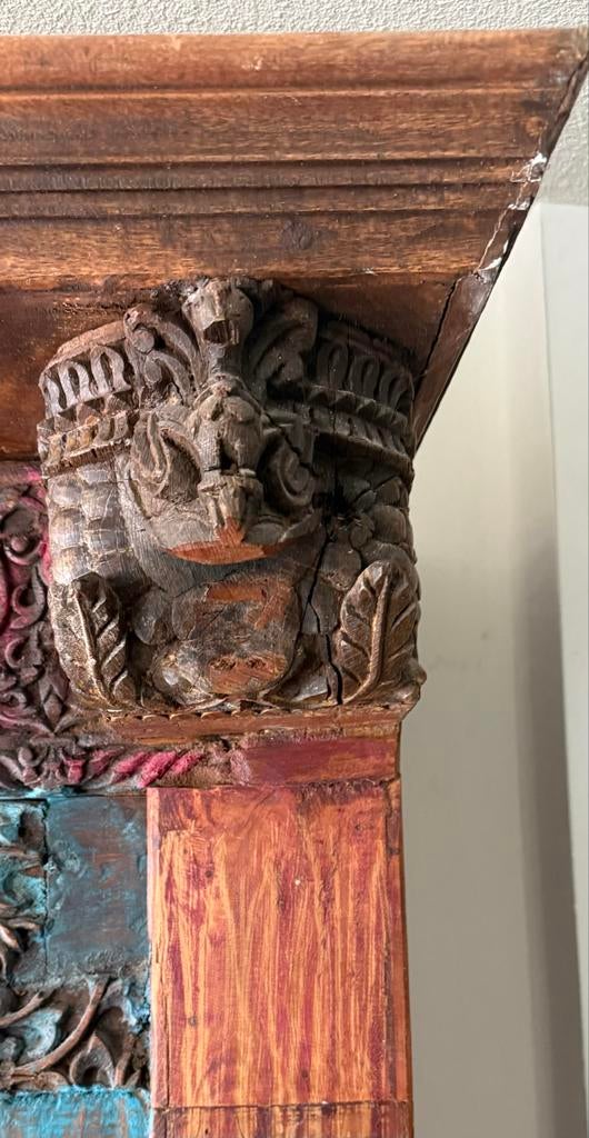 Antieke Indonesische kast van Loods 5 - Uniek en sfeervol, Antiek en Kunst, Ophalen, Rechthoekig, 200 cm of meer