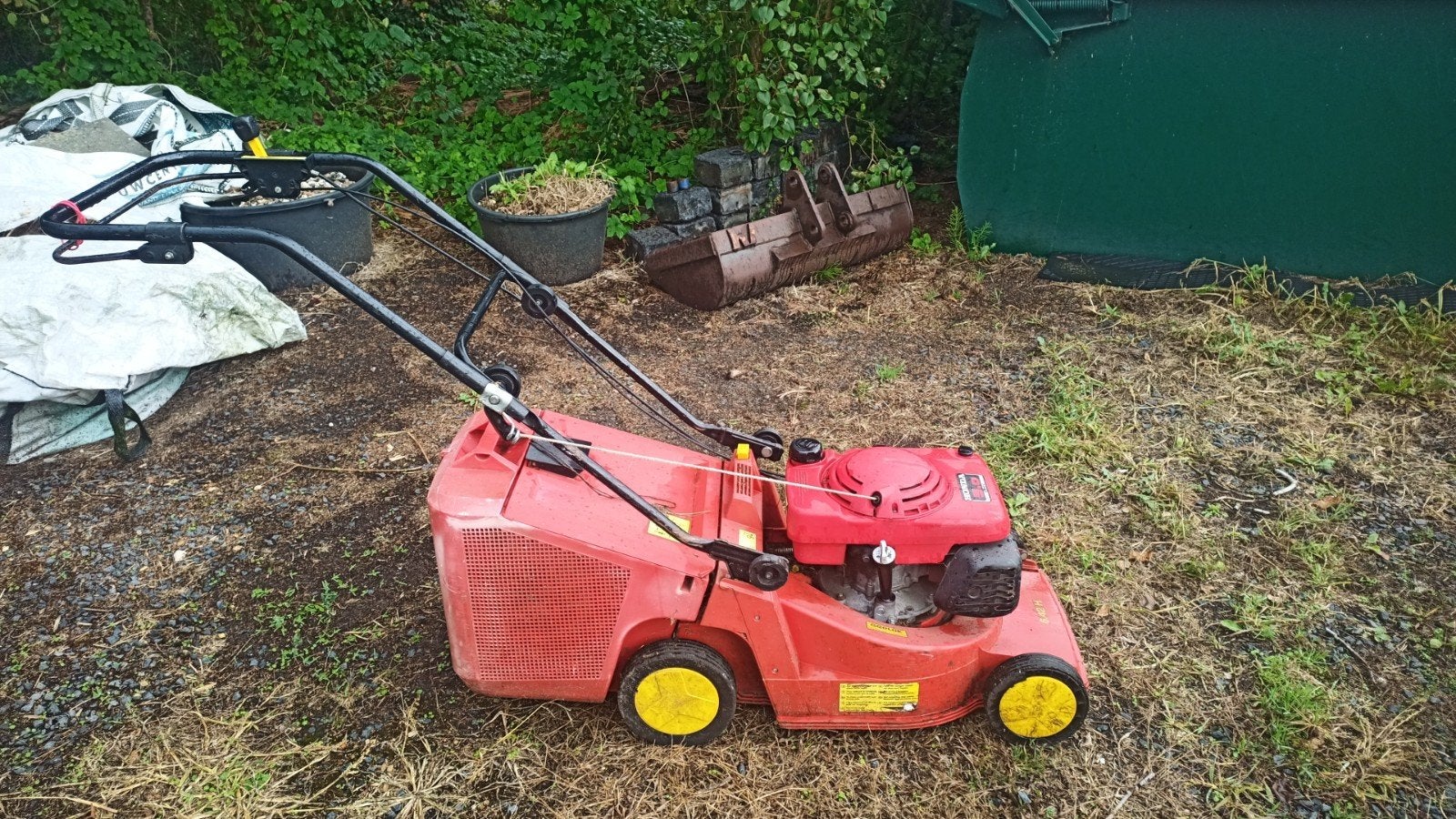 handmaaier, benzine, Tuin en Terras, Ophalen, Cirkelmaaier, Honda, Gebruikt