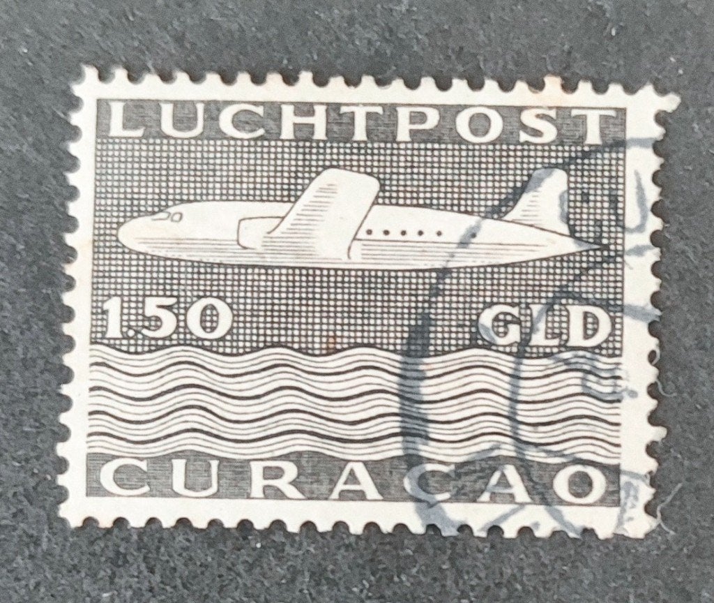 curaçao nvph LP82, Verzenden, Gestempeld
