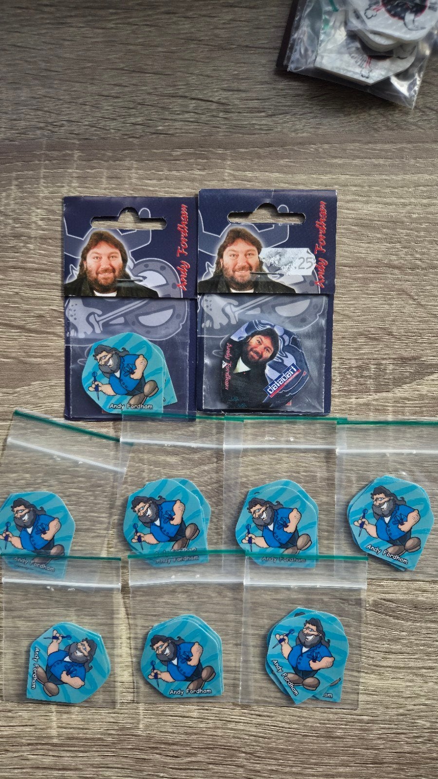 Andy "The Viking" Fordham dart flights 9sets, Verzenden, Nieuw, Flights