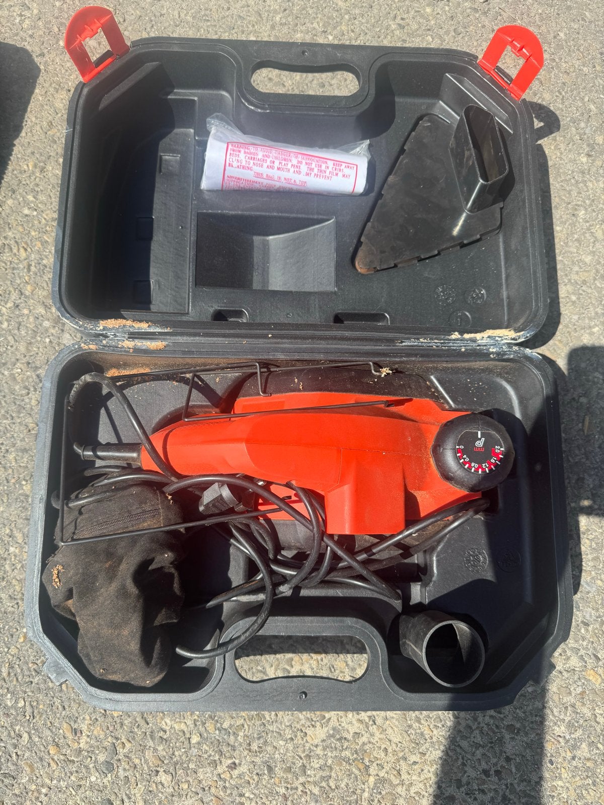 Black & Decker elektrische schaafmachine met koffer, Ophalen, Gebruikt, Elektrisch