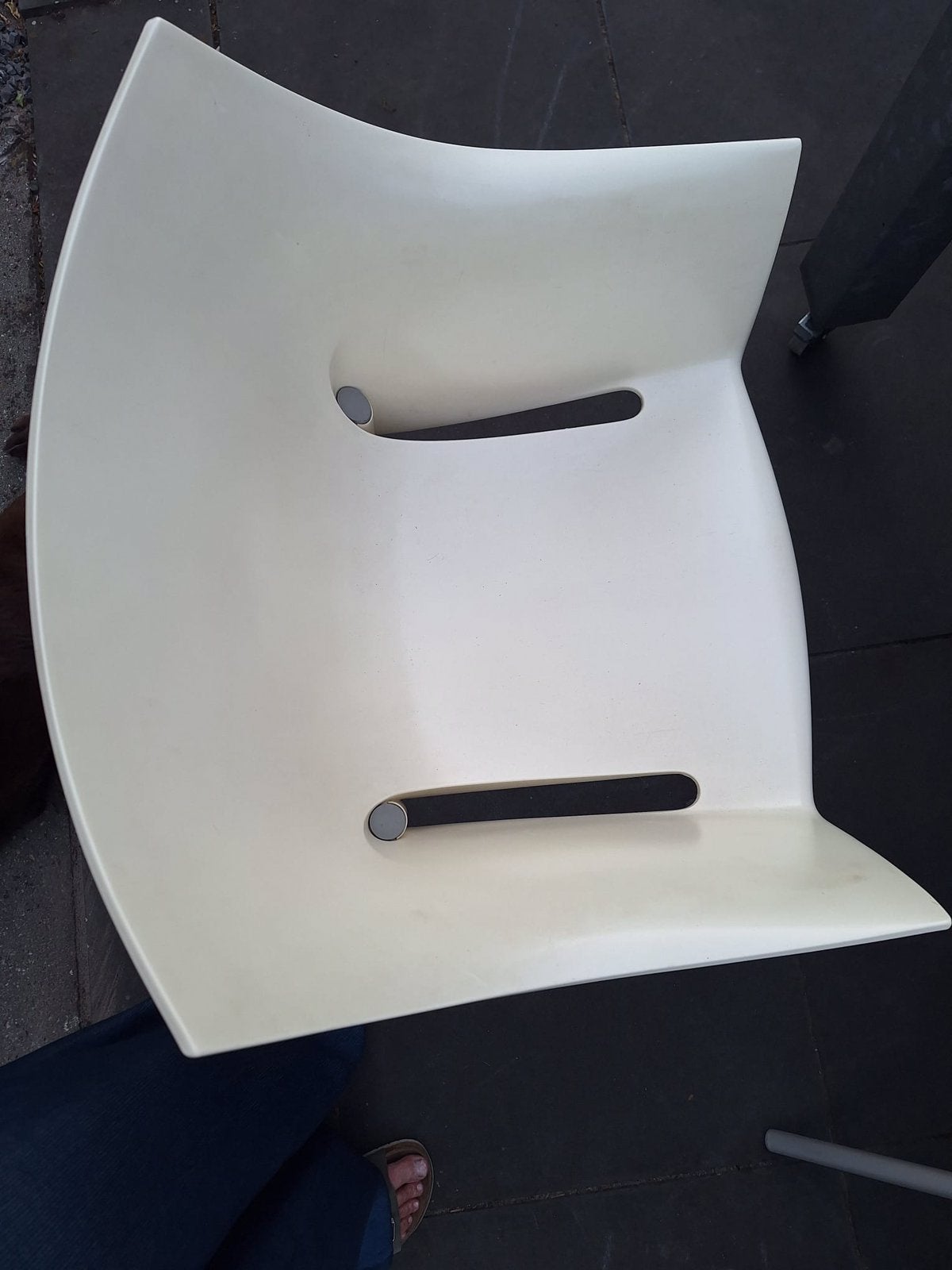 Philippe starck Dr No stoelen, wit 6 stuks, Ophalen, Kunststof, Gebruikt, Wit