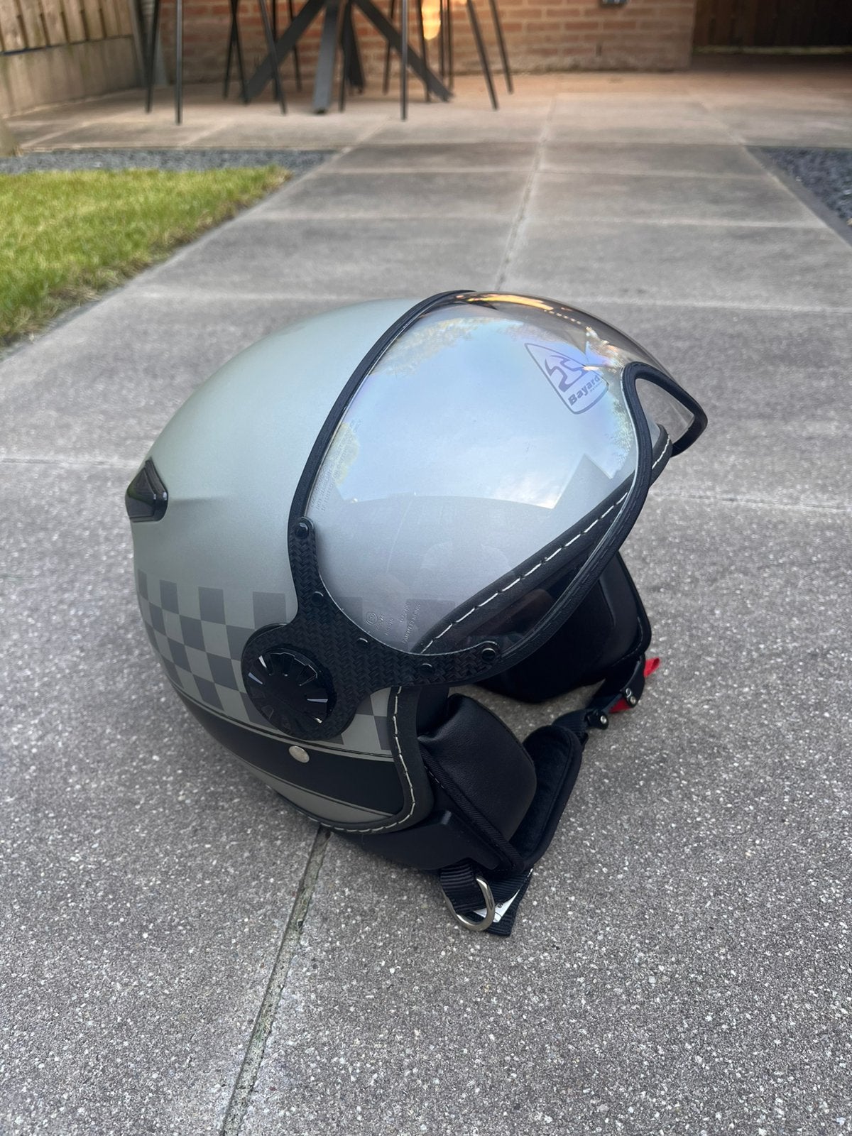 Bayard scooterhelm met vizier - nieuw, Ophalen, Zo goed als nieuw, Medium