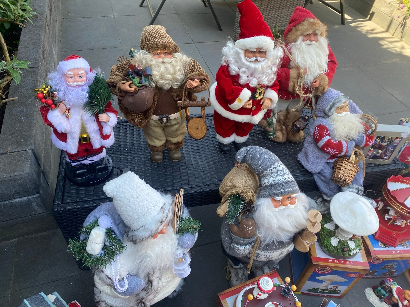 Kerstmannen kerst spullen, Diversen, Ophalen