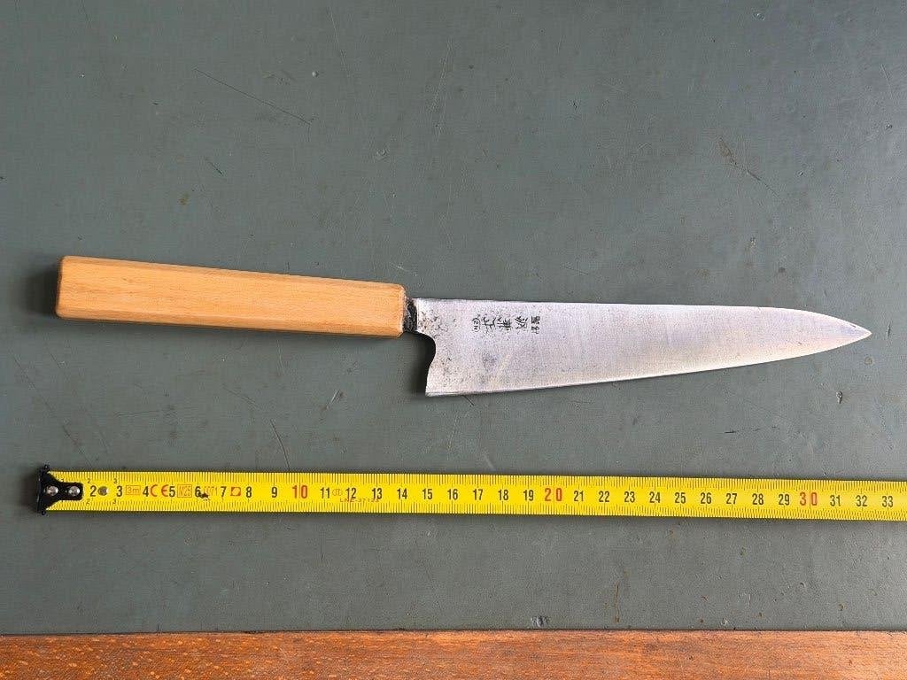 Minamoto Kanemasa Gyuto japans mes van koolstofstaal, Ophalen, Nieuw