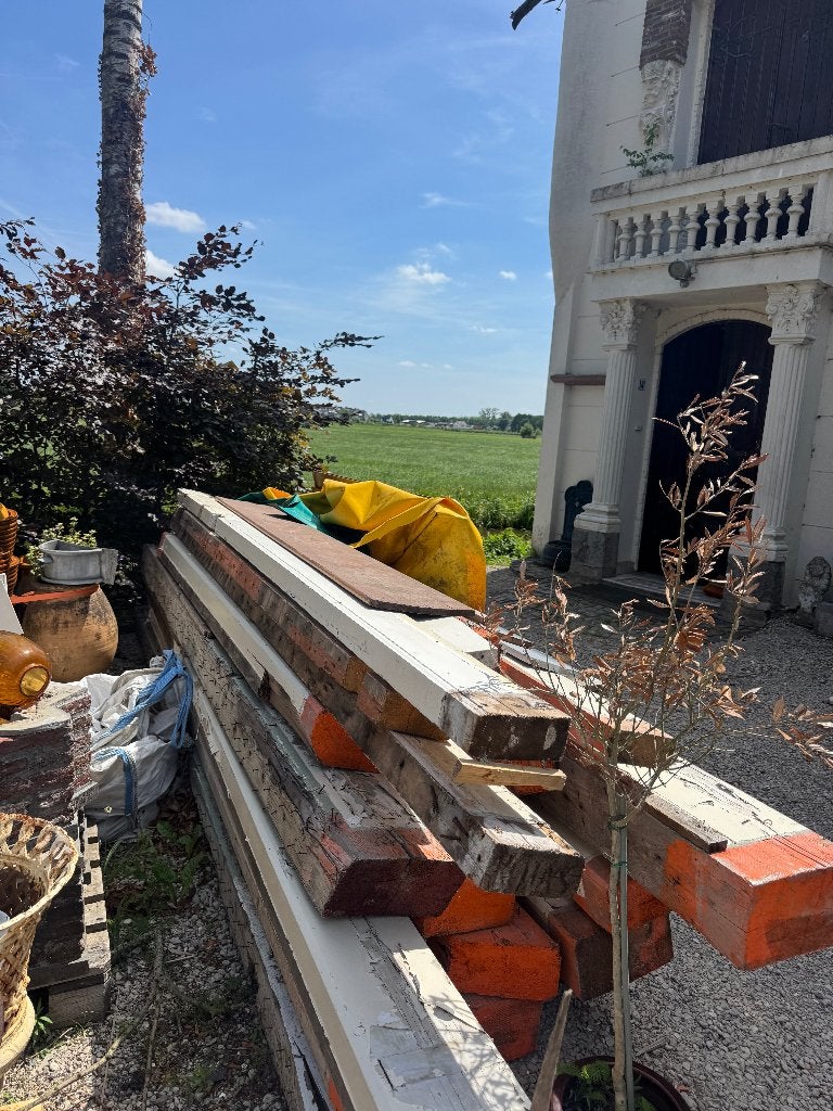 Oude balken, Doe-het-zelf en Verbouw, Ophalen, Gebruikt