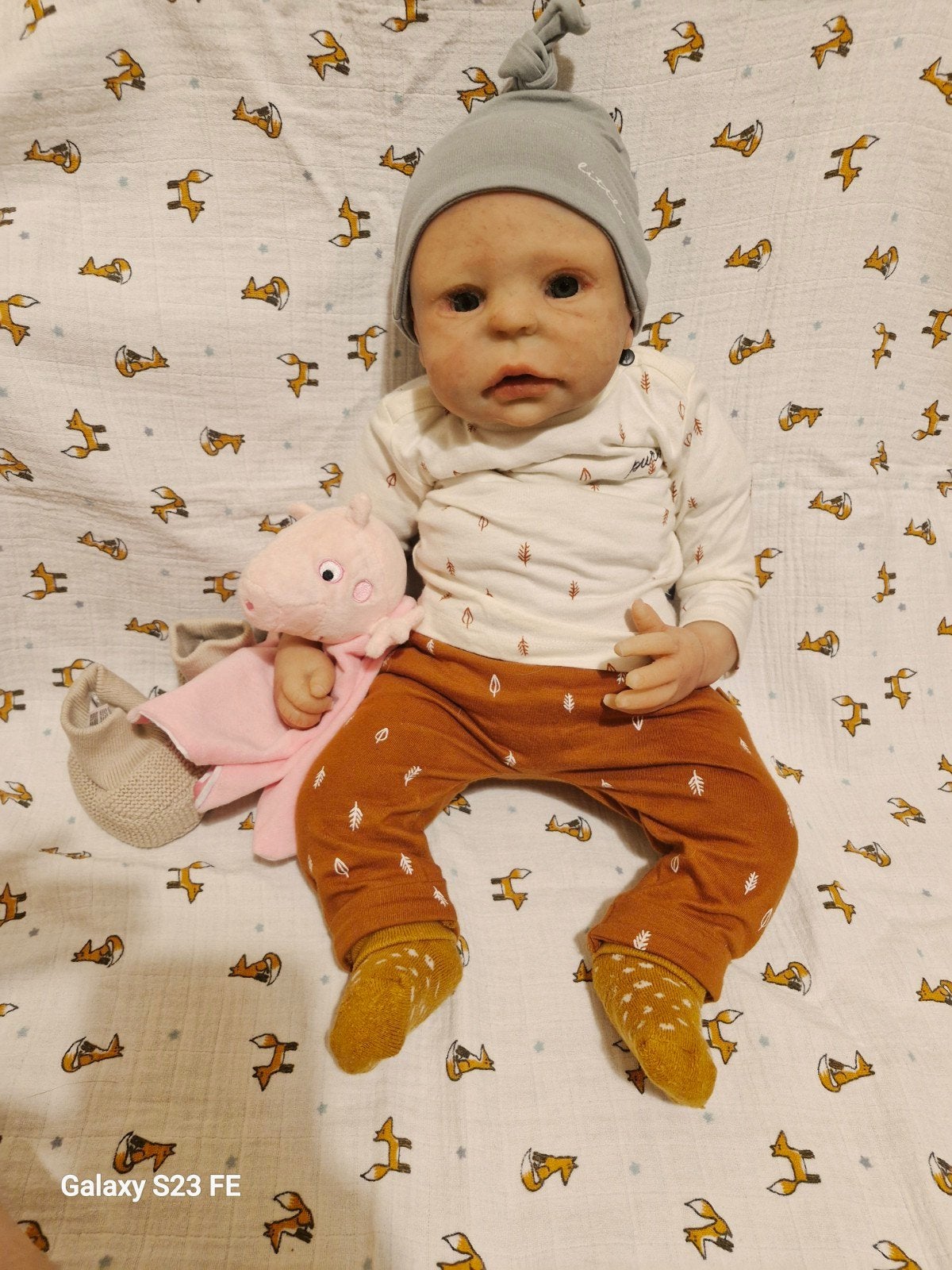 half silicone baby met stoffen lijfje, Verzamelen, Ophalen, Zo goed als nieuw, Levensecht of Reborn