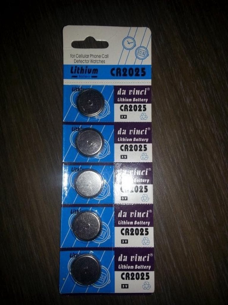 CR2025 Knoopcel Batterijen Strip 5 Stuks, Ophalen, Nieuw