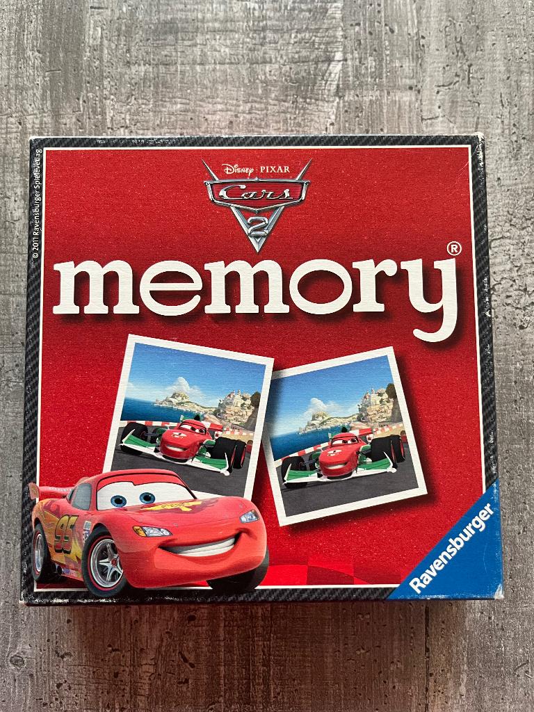 Memory - Cars, Een of twee spelers, Ophalen of Verzenden, Gebruikt, Ravensburger