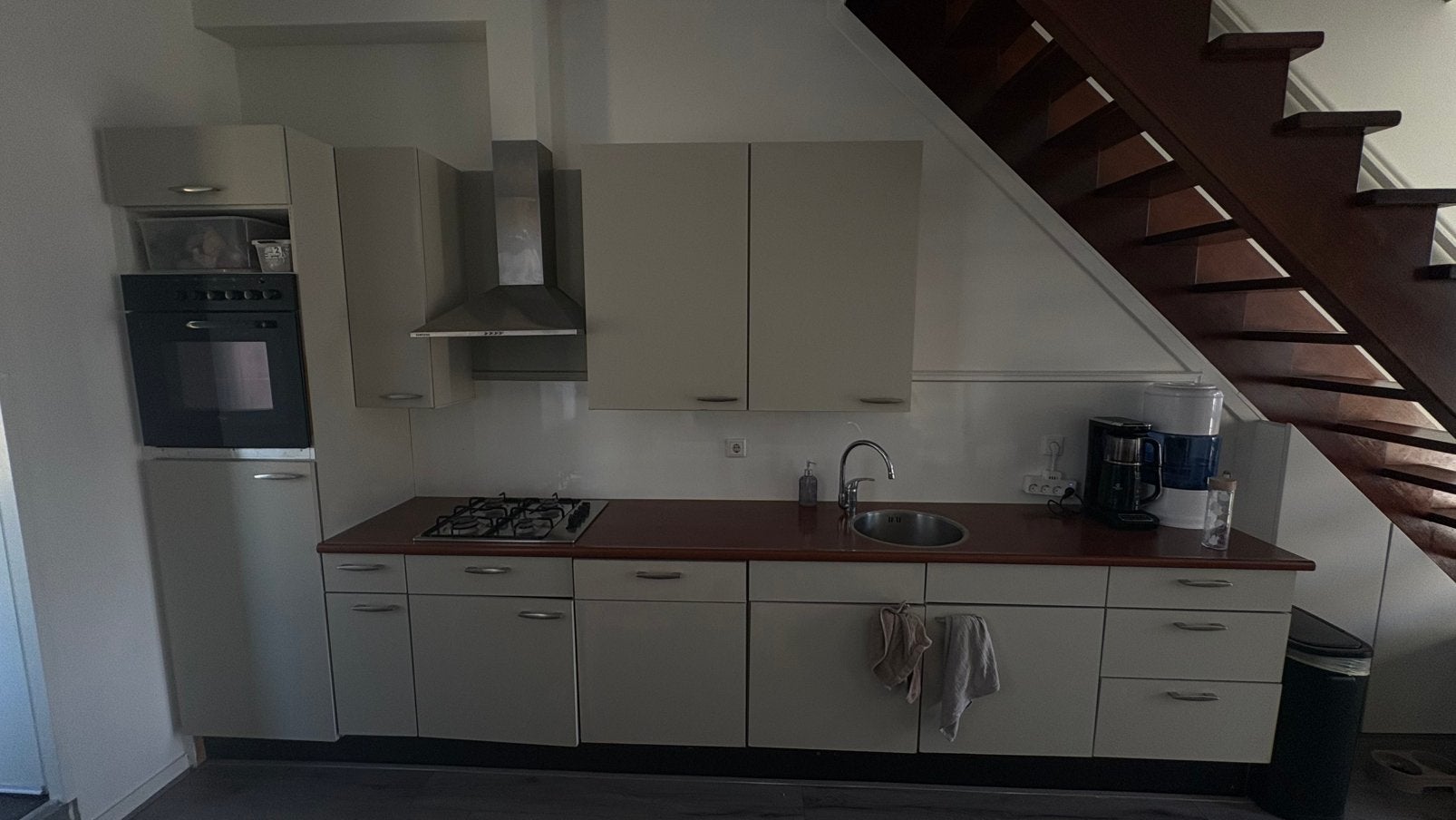 Rechte keuken, 4 meter, Huis en Inrichting, Keuken | Complete keukens, Ophalen, Gebruikt