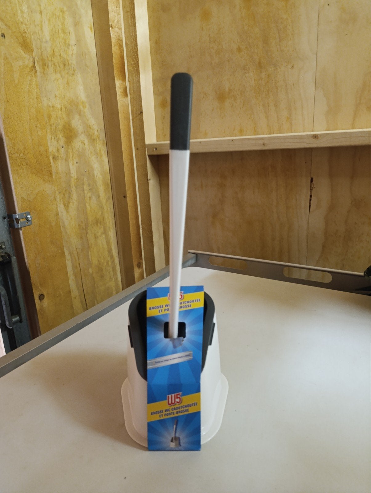 W5 WC-borstel met houder - Nieuw in verpakking, Toilet-accessoire, Nieuw, Ophalen of Verzenden, Wit