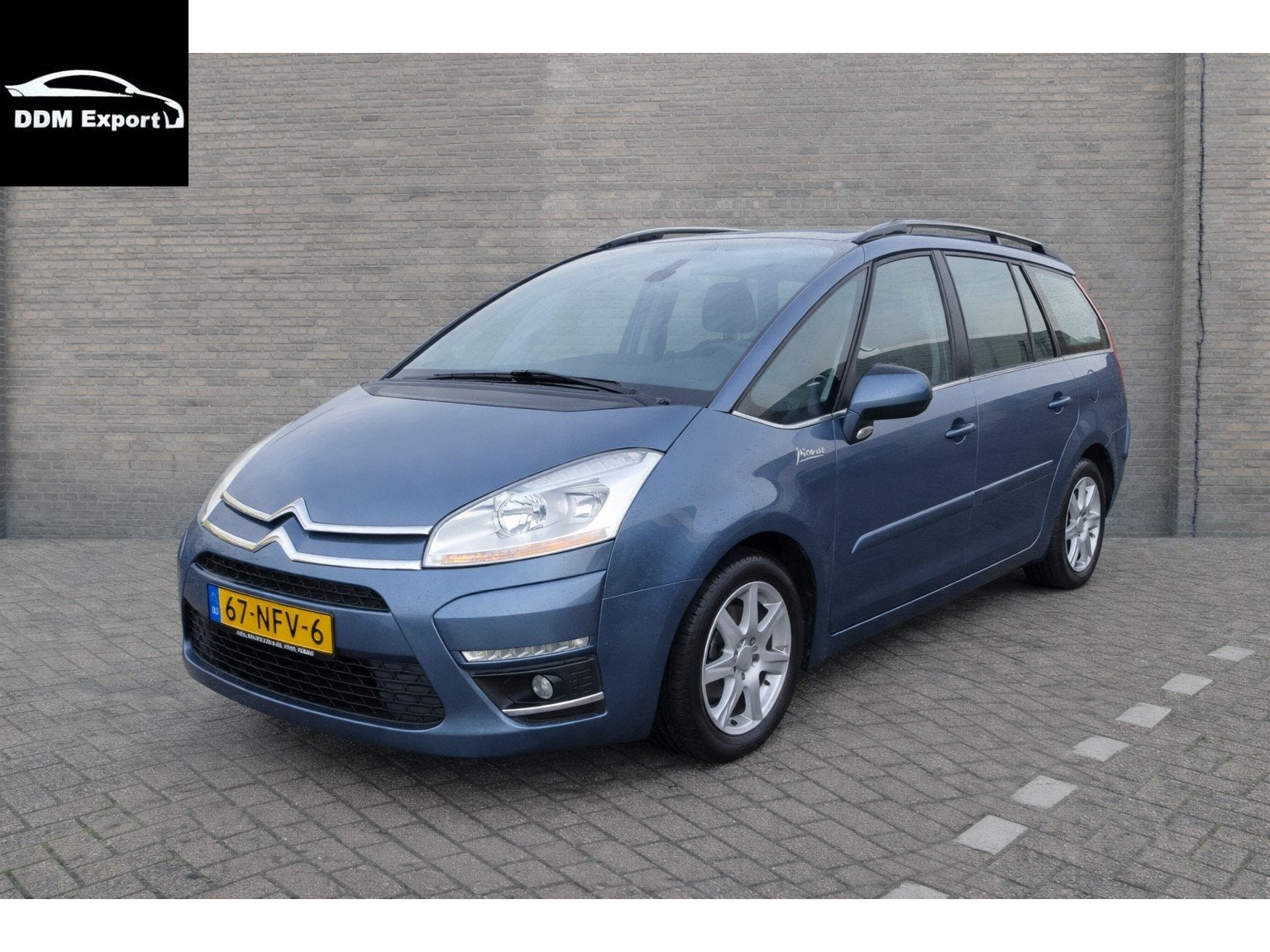 Citroën Grand C4 Picasso 1.6 THP Business EB6V 7p. | 7-zits, Auto's, Euro 5, Stof, Gebruikt, Blauw