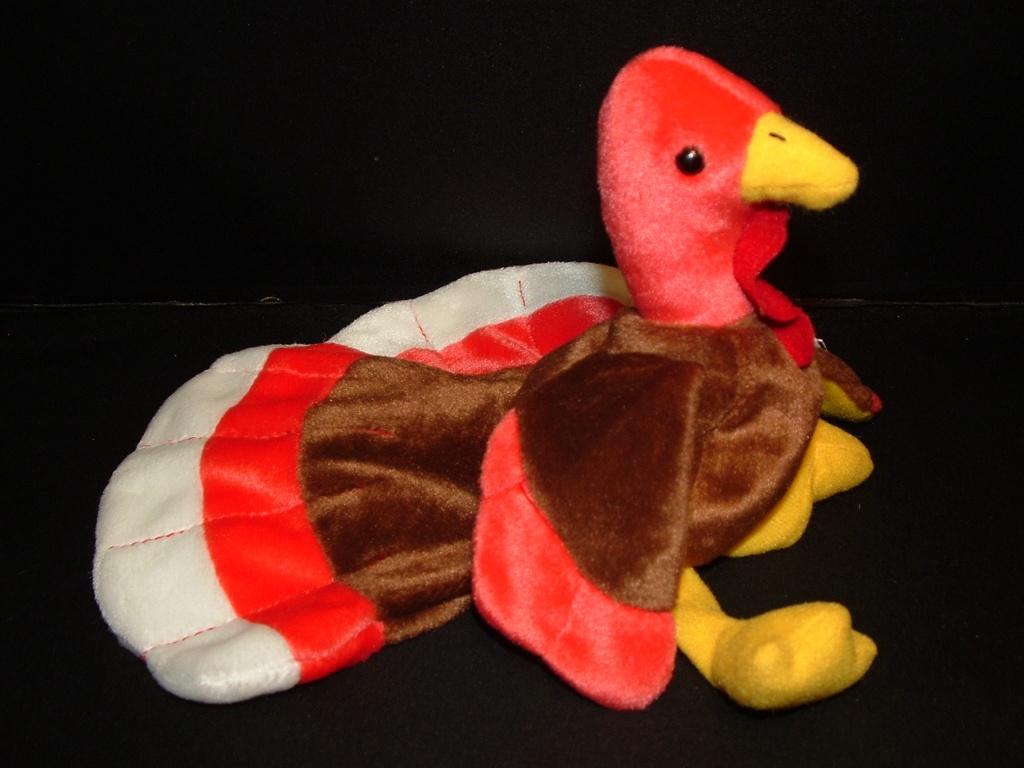 TY GOBBLES THE TURKEY KALKOEN UIT DE BEANIE BABY, Verzenden, Nieuw, Overige typen